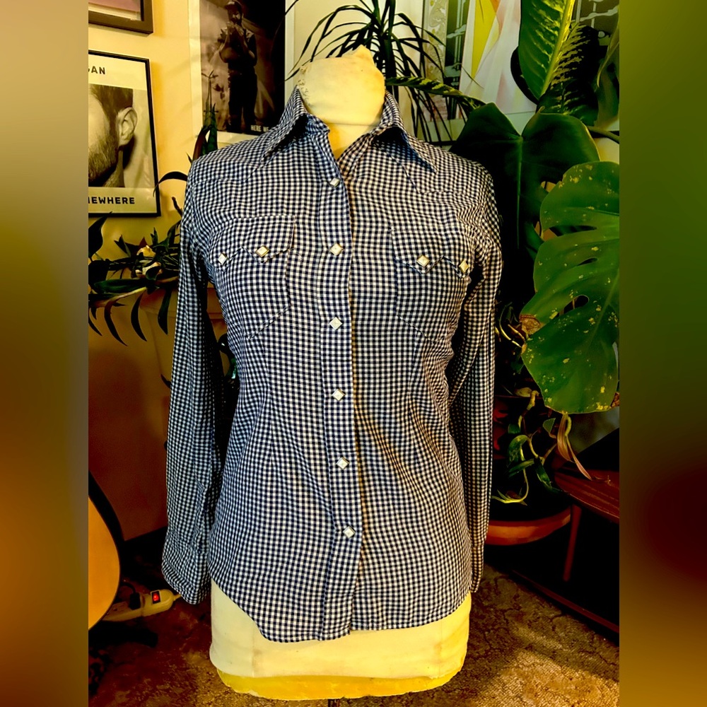 Gingham Western Shirt